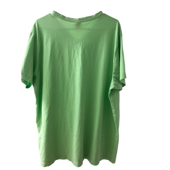 Preppy Mint Green Tee U.S. Polo Assoc. V-Neck Short Sleeved Lightweight XL - Picture 4 of 6